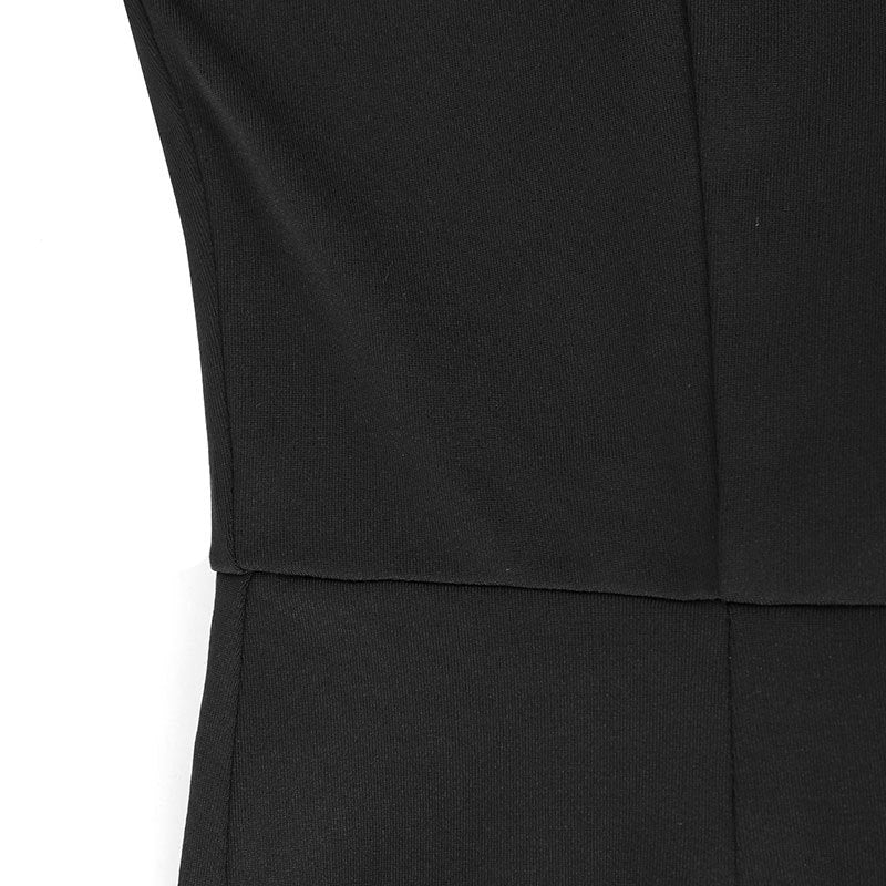 Lace-embellished Long-sleeve Crew-neck Bodycon Jumpsuit With A Cinched Waist And Hip-lifting Design