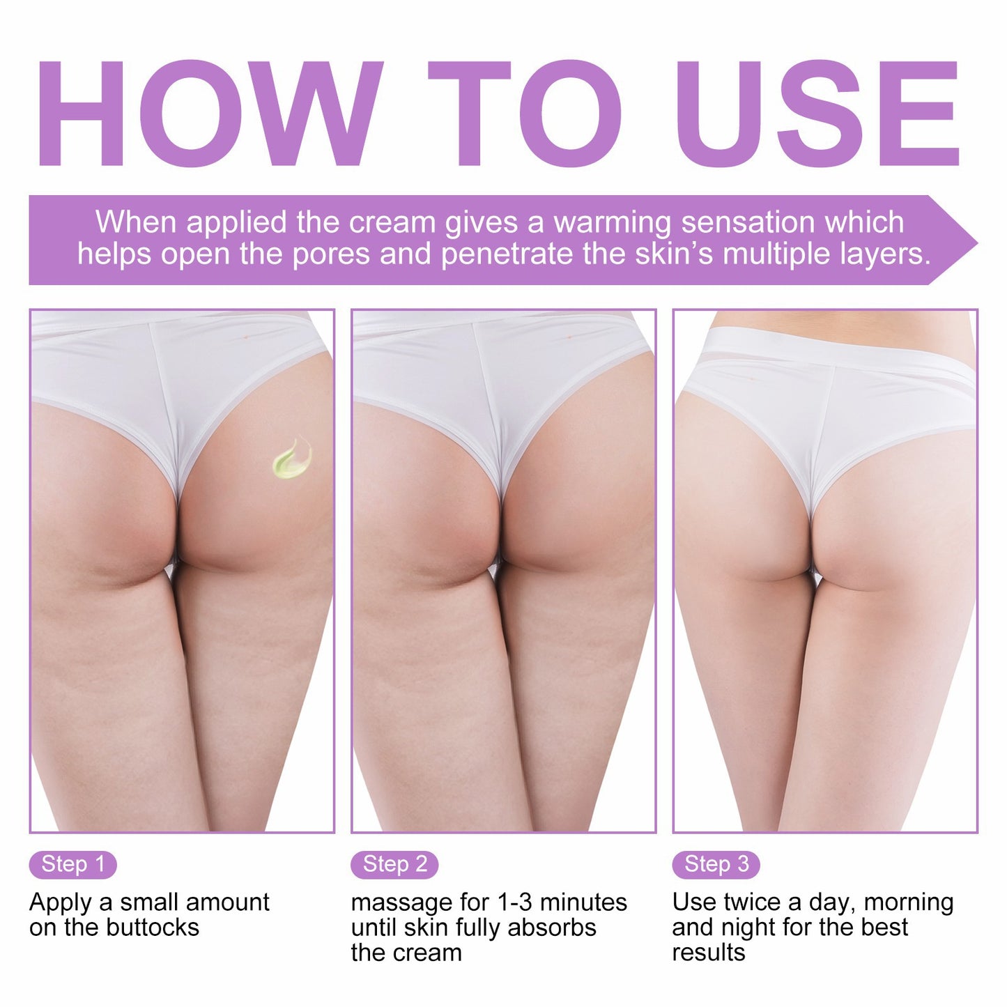 Big Breast Butt Enhancer Elasticity Chest Hip Enhancement Skin Firming And Lifting Cream Busty Sexy Body Massage Care Creams