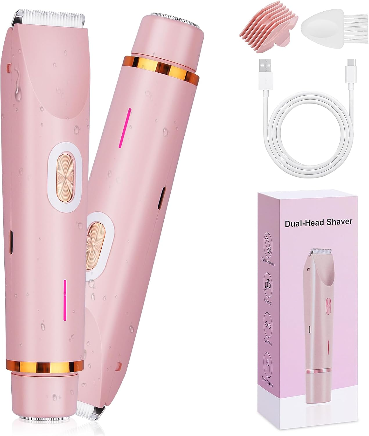 2 in 1 Dual Head Shaver Women
