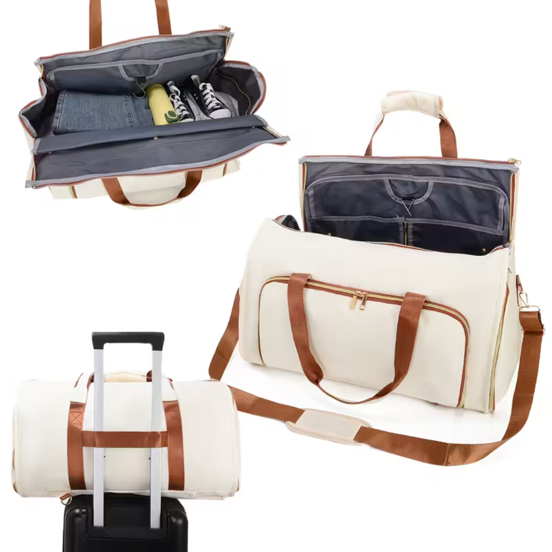 3-in-1 Travel Duffel Bag | Waterproof Garment Organizer