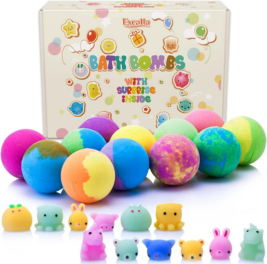 Bath Bombs for Kids with Toys