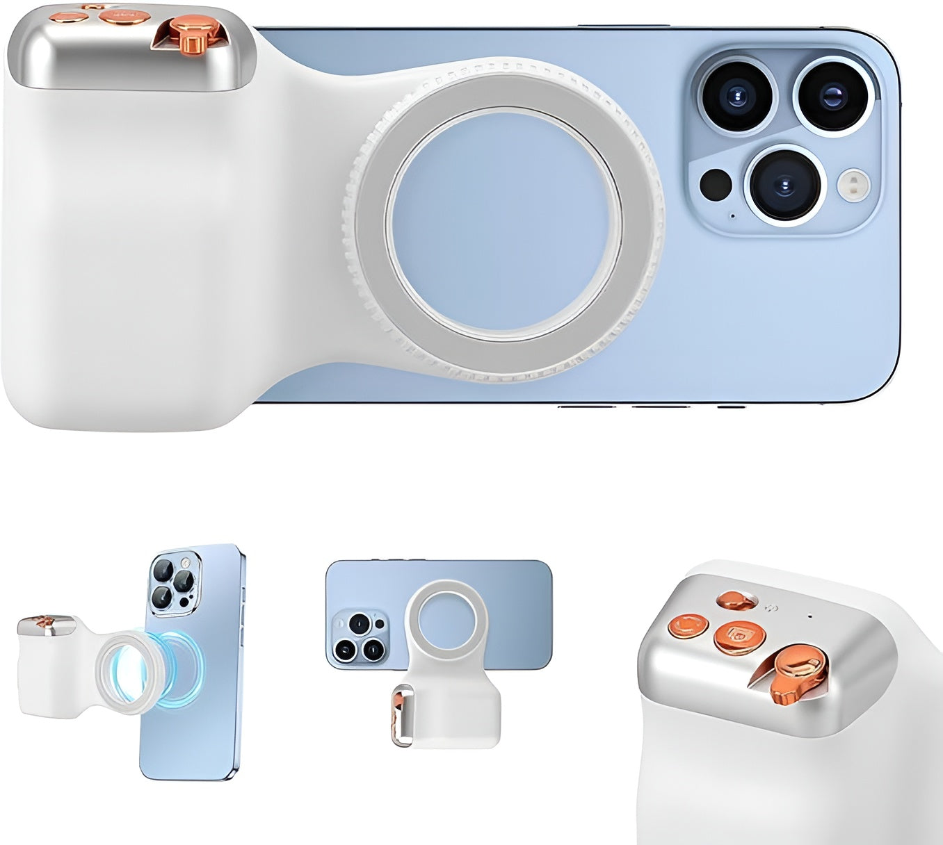 Smart Magnetic Mobile Holder with Adjustable Arm