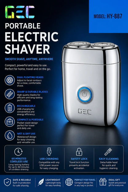 GEC Portable Electric Shaver