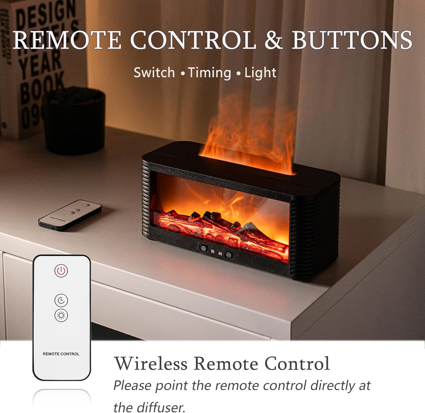 Fireplace Aroma Essential Oil Diffuser
